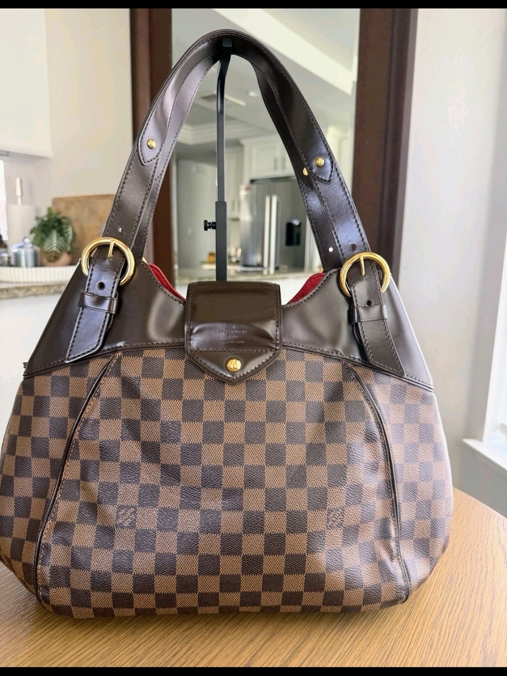 Louis Vuitton Damier Sistina GM Shoulder Bag with Matching Wallet - Picture 4 of 15